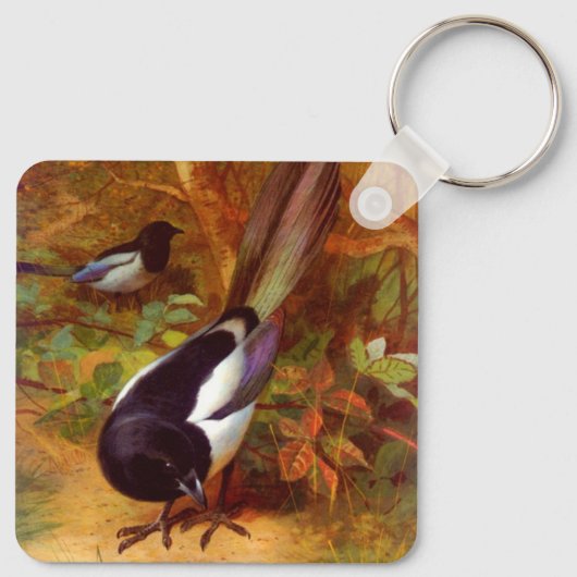 Magpies Sleutelhanger (Achterkant)