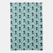 Magpies Tea Towel blue Theedoek (Verticaal)