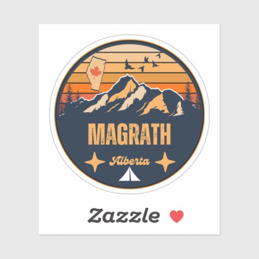 Magrath, Alberta Sticker (Vel)