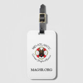 MAGSR-Bagagelabel Bagagelabel (Voorkant (verticaal))