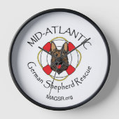 MAGSR-klok voor logo (Voorkant)