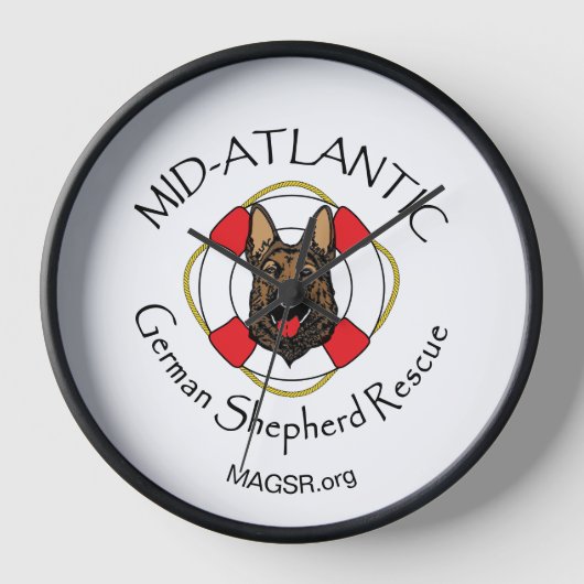 MAGSR-klok voor logo (Voorkant)