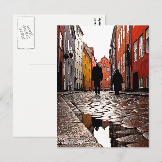 Magstræde - Kopenhagen - Denemarken Briefkaart (Voorkant / Achterkant)