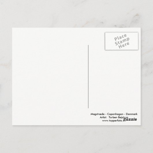 Magstræde - Kopenhagen - Denemarken Briefkaart (Achterkant)