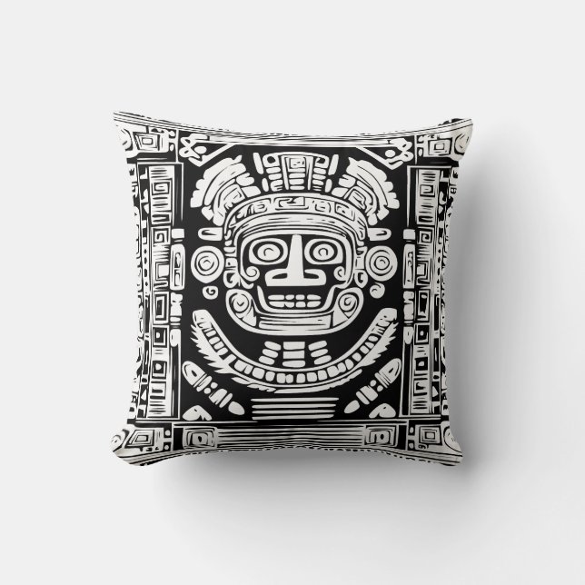 MAGUA | MAyan art GUArdian Kussen (Voorkant)