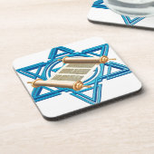 Maguen David Torah Drankjes Onderzetter (Linkerzijde)