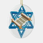 Maguen David Torah Keramisch Ornament (Rechts)