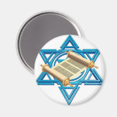 Maguen David Torah Magneet (Voorkant / Achterkant)