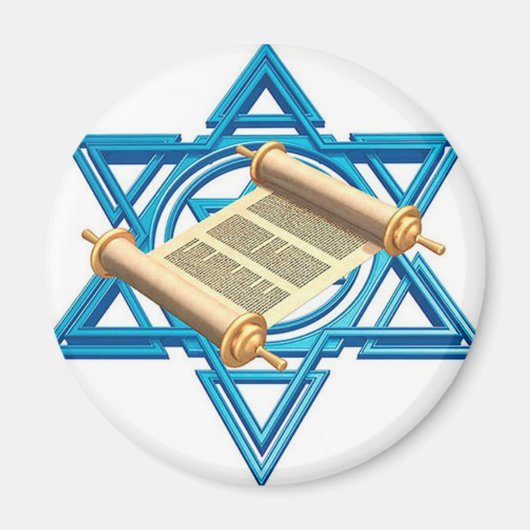 Maguen David Torah Magneet (Voorkant)