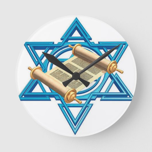 Maguen David Torah Ronde Klok (Voorkant)