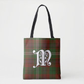 Maguire Clan Tartan Monogram Tote Bag (Voorkant)