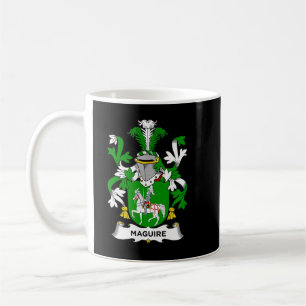 Maguire Coat of Arms Family Crest Koffiemok