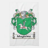 Maguire Family Crest Theedoek (Verticaal)