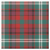 Maguire Tartan Patroon Rood Iers Plaid Stof (Close Up)