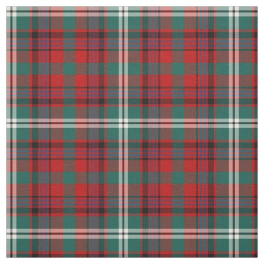 Maguire Tartan Patroon Rood Iers Plaid Stof (Swatch)