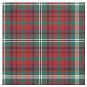 Maguire Tartan Pattern Red Irish Pset Stof