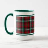 Maguire Tartan Pattern Red Pset Mok (Links)