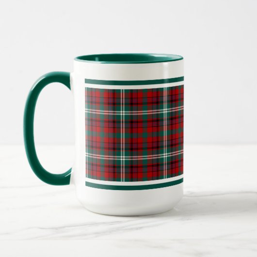 Maguire Tartan Pattern Red Pset Mok (Links)
