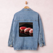 Maguro Reflection – Silent Luxury on Denim Jacket (Hangar)