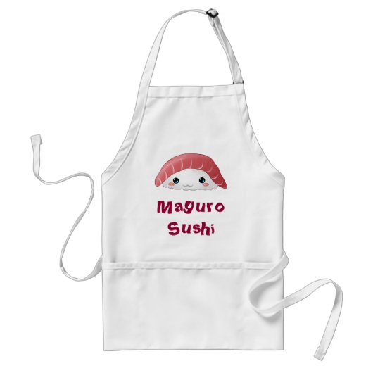 "Maguro sushi" apron Standaard Schort (Voorkant)
