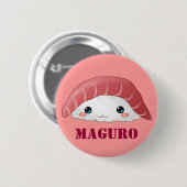 "Maguro sushi" knoop Ronde Button 5,7 Cm (Voorkant /achterkant)