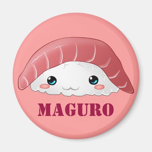 Maguro sushi magneet (Voorkant)