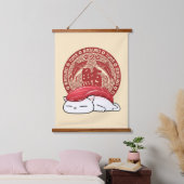 Maguro Tuna Sushi Cat Hangend Wandkleed (Slaapkamer)