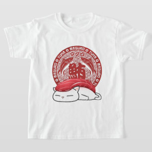 Maguro Tuna Sushi Cat T-shirt
