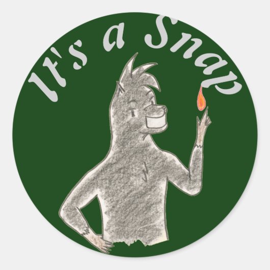 Magus Ronde Sticker (Voorkant)