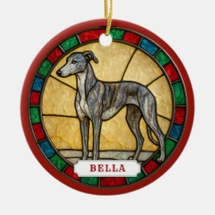 Magyar Agar Hongaarse Greyhound Keramische Versier Keramisch Ornament