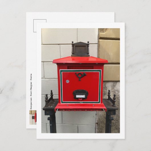 Magyar Posta (Hongaarse post) Briefkaart (Voorkant / Achterkant)