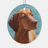 Magyar Vizsla Dog Keramisch Ornament (Links)
