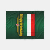 Magyarorszag (Hongarije) Fleece Deken (Voorkant (Horizontaal))