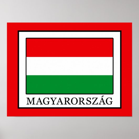 Magyarország Poster (Voorkant)