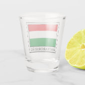 Magyarország Shot Glas (Achterkant)