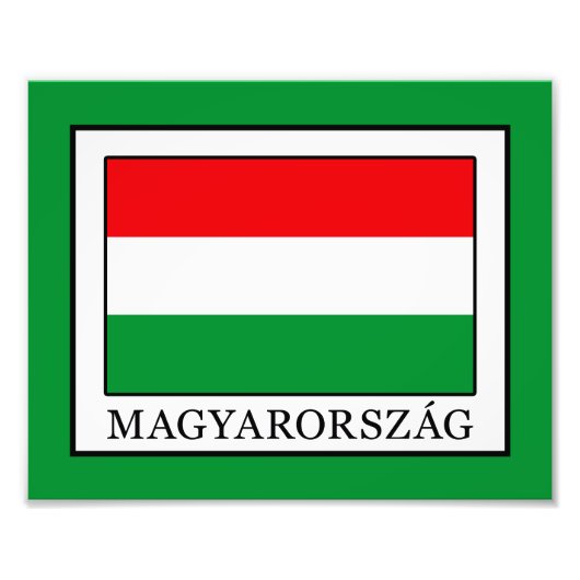 Magyarorzzag Foto Afdruk (Voorkant)
