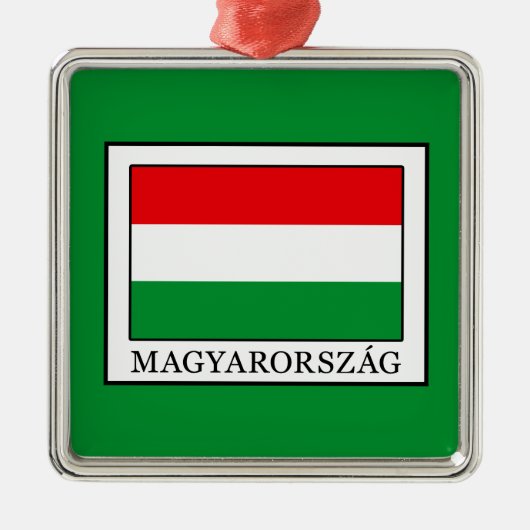 Magyarorzzag Metalen Ornament (Voorkant)