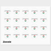 Magyarorzzag Ronde Sticker (Vel)