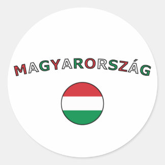 Magyarorzzag Ronde Sticker