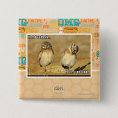 Mah brothah vierkante button 5,1 cm (Voorkant)