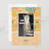 Mah buik heeft een gelukkige briefkaart (Voorkant / Achterkant)