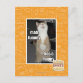 Mah buik heeft een gelukkige briefkaart (Voorkant)