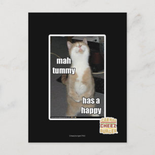 Mah buik heeft een gelukkige briefkaart