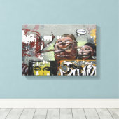 Mah Coza Graffiti Single Print (Insitu (Houten vloer))