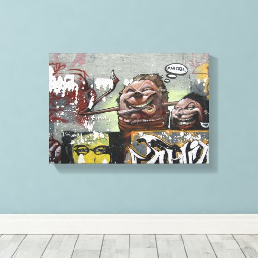 Mah Coza Graffiti Single Print (Insitu (Houten vloer))