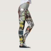 Mah coza, Graffiti, Spanje Aangepaste Leggings (Rechts)