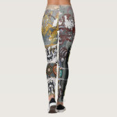 Mah coza, Graffiti, Spanje Aangepaste Leggings (Achterkant)