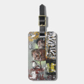 Mah coza, Graffiti, Spanje Bagage Taglestrop Bagagelabel (Voorkant verticaal)