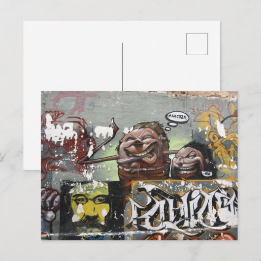 Mah coza, Graffiti, Spanje Briefkaart (Voorkant / Achterkant)