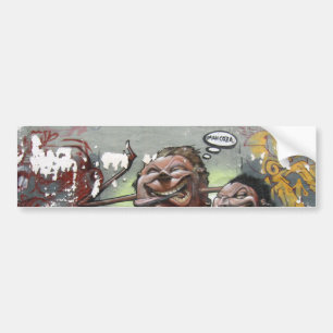 Mah coza, Graffiti, Spanje Bumpersticker